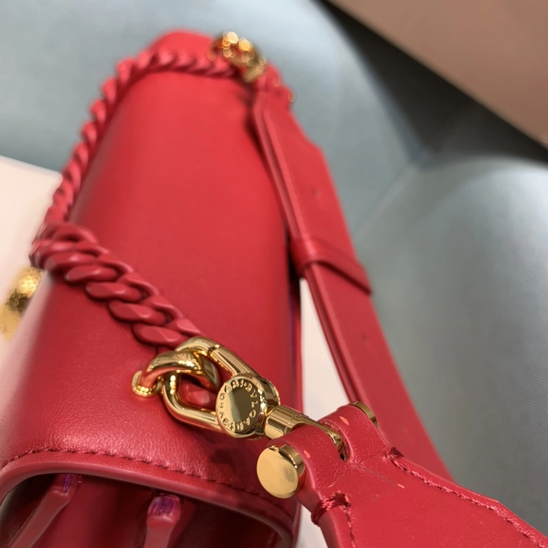 Stylish B*vlgari Top Bag 25×14.5×9cm 9640