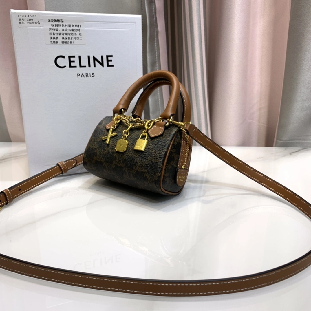C* eline Top Bag 14×9.5×8cm Compact 9446