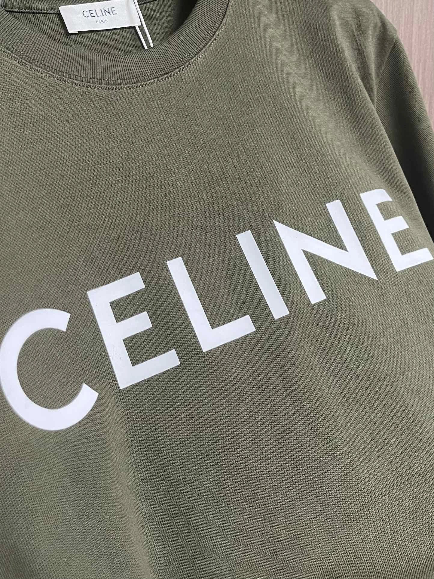C*ELINE T-shirt Top Quality D17 20240328- Sleek 14688