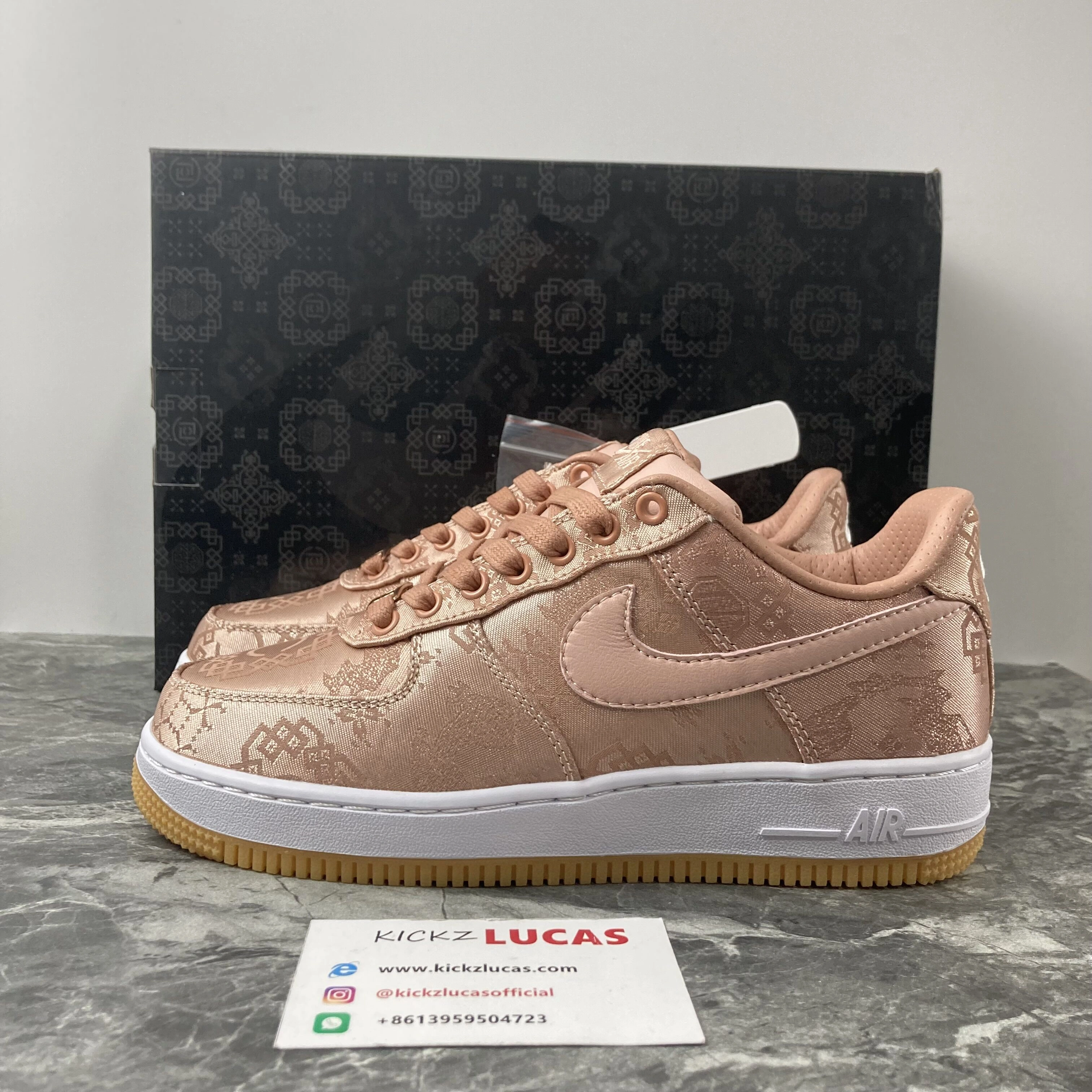 CLOT X Nike Air Force 1 Low “Rose Gold” SportInspired 809