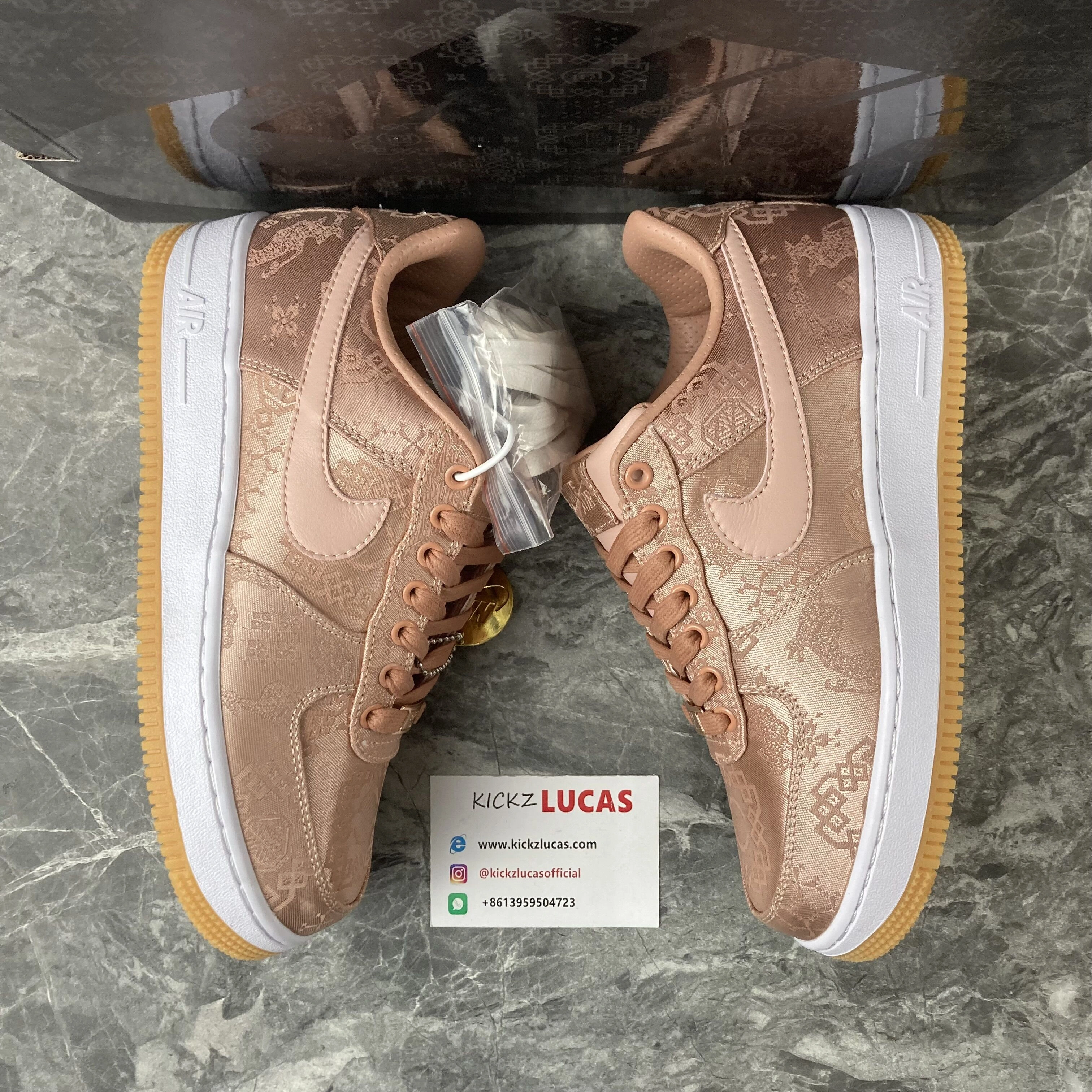CLOT X Nike Air Force 1 Low “Rose Gold” SportInspired 809
