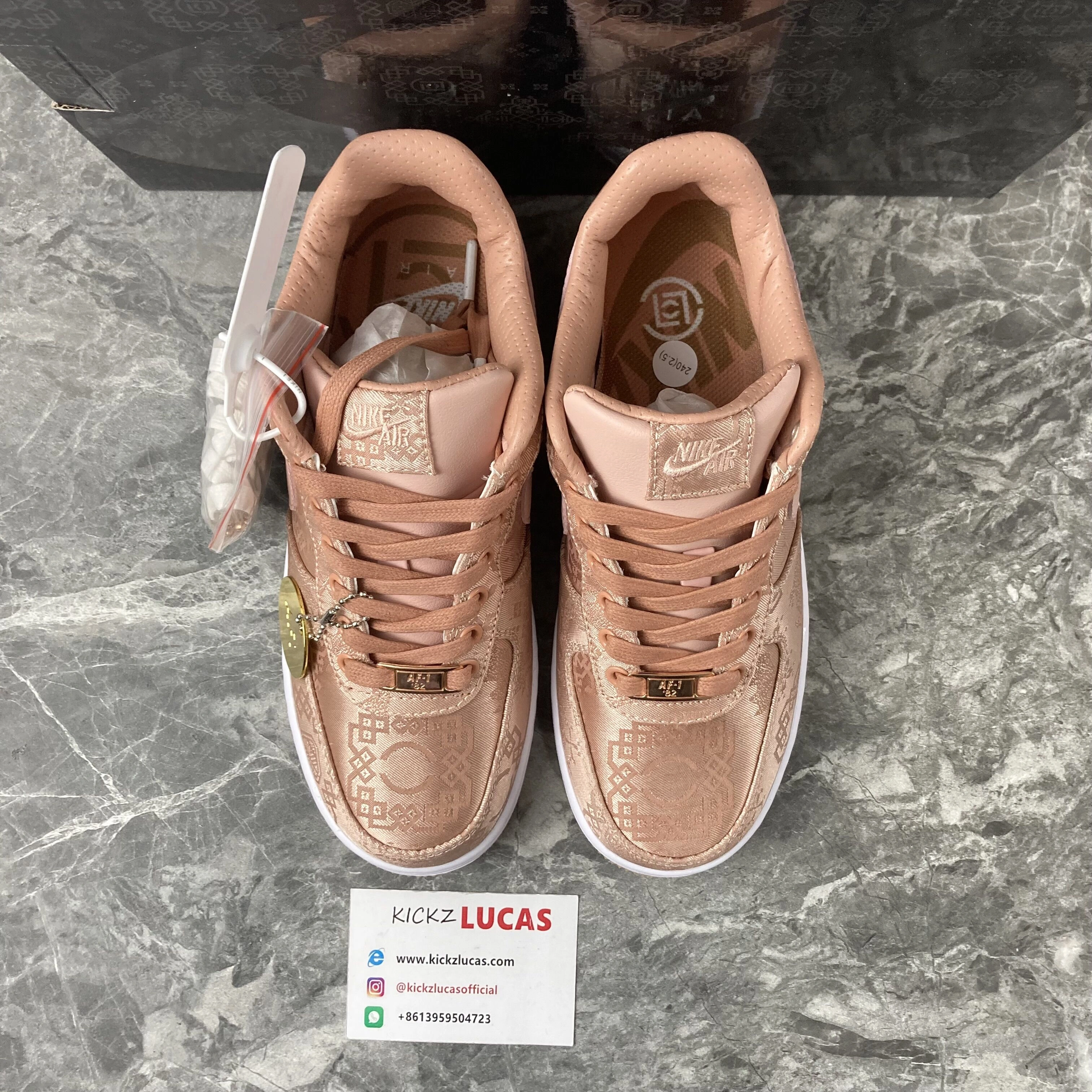 CLOT X Nike Air Force 1 Low “Rose Gold” SportInspired 809