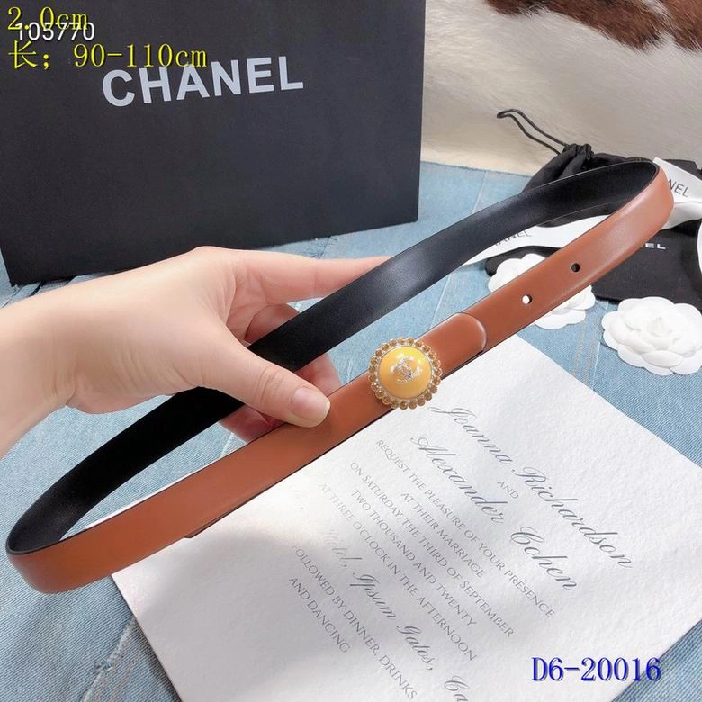 C*anel Belts Top Version Flexible 15907
