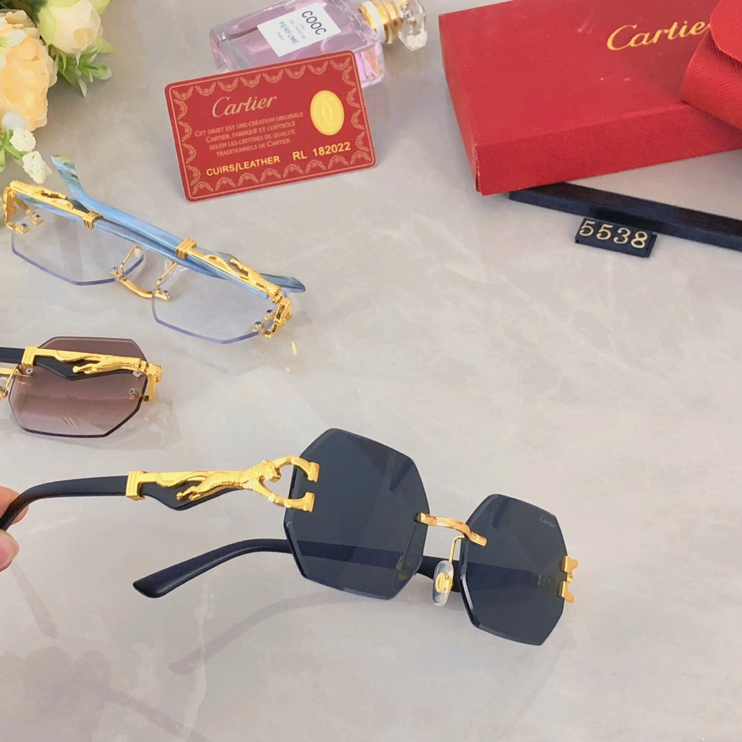 Unisex C*artier Glasses Top XX 20240405- 16879