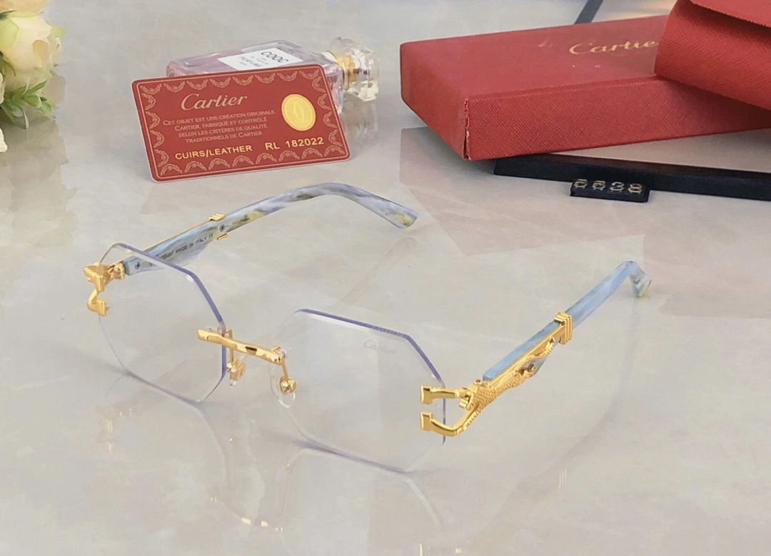 Unisex C*artier Glasses Top XX 20240405- 16879