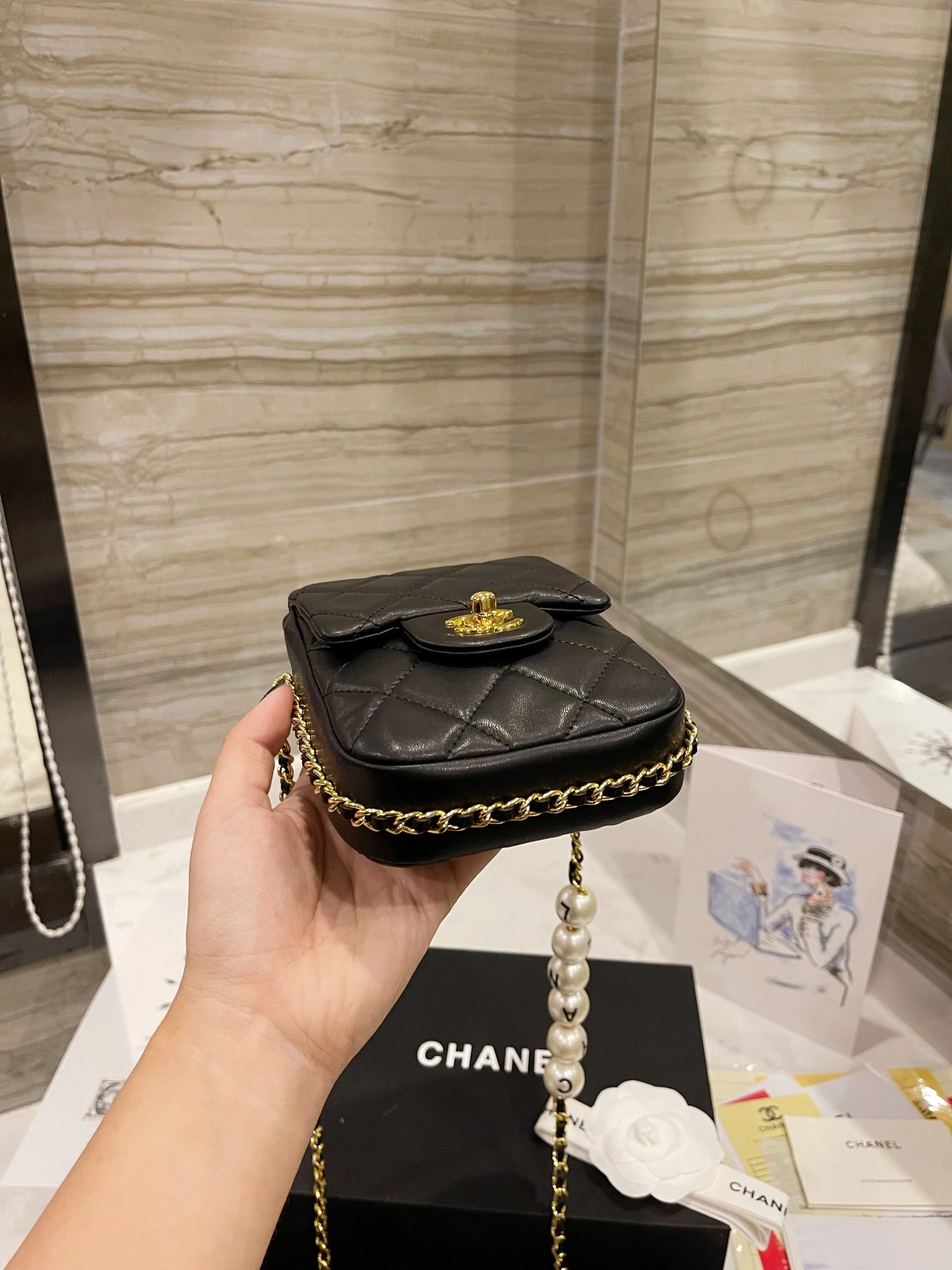 C*hanel Bag Top Quality 12*18cm Functional 8965