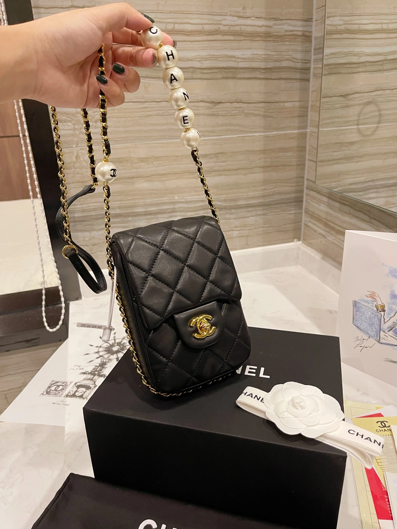 C*hanel Bag Top Quality 12*18cm Functional 8965