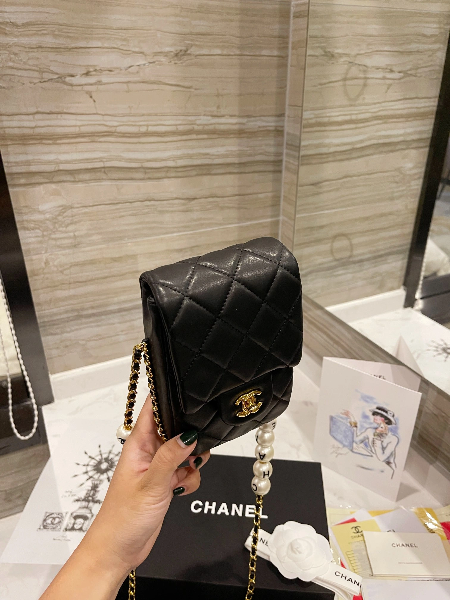 C*hanel Bag Top Quality 12*18cm Functional 8965