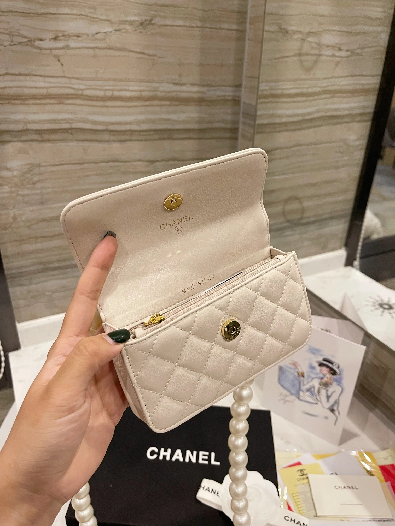 C*hanel Bag Top Quality 15.5*9.5cm SmoothTexture 8967