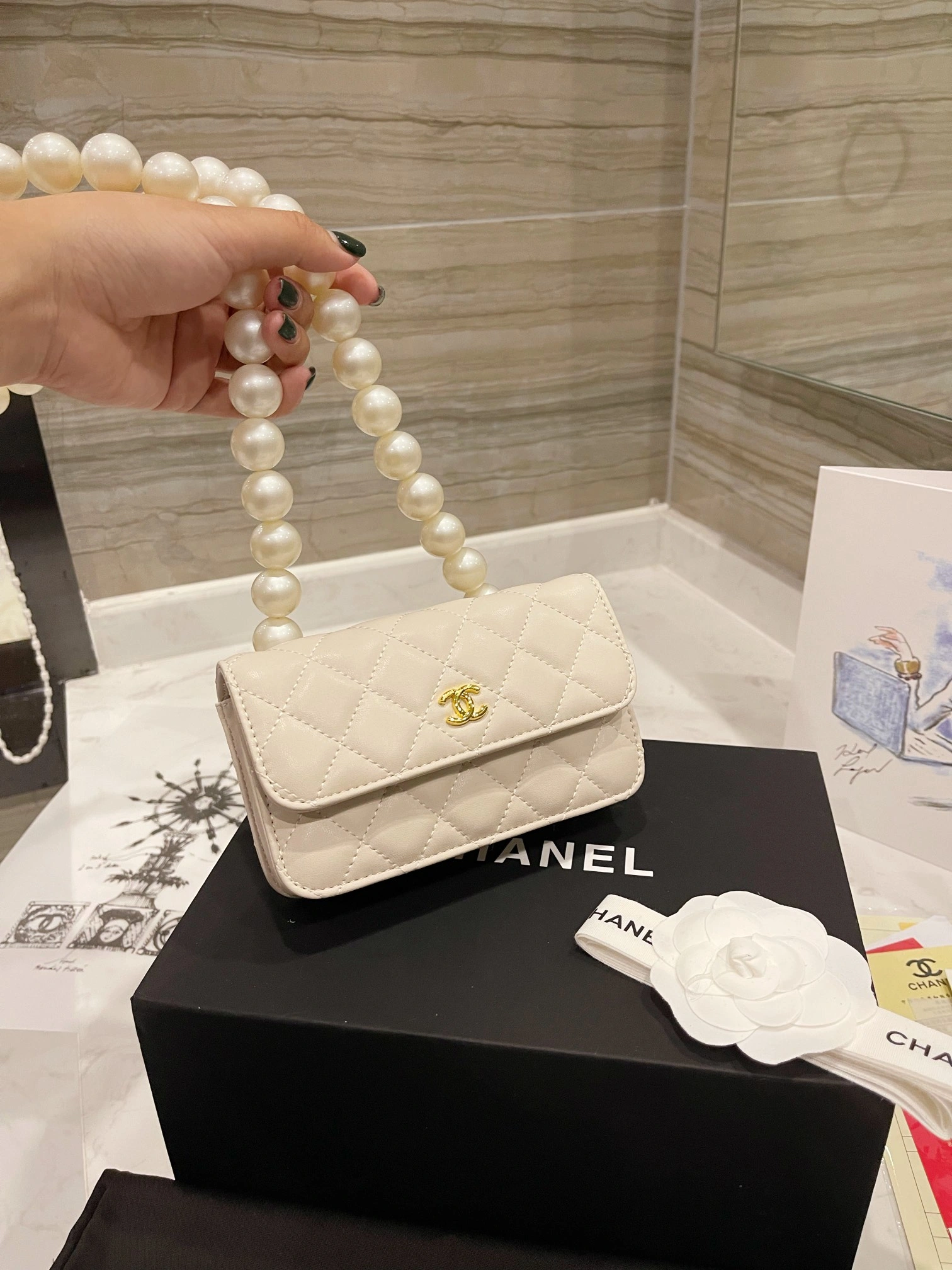 C*hanel Bag Top Quality 15.5*9.5cm SmoothTexture 8967
