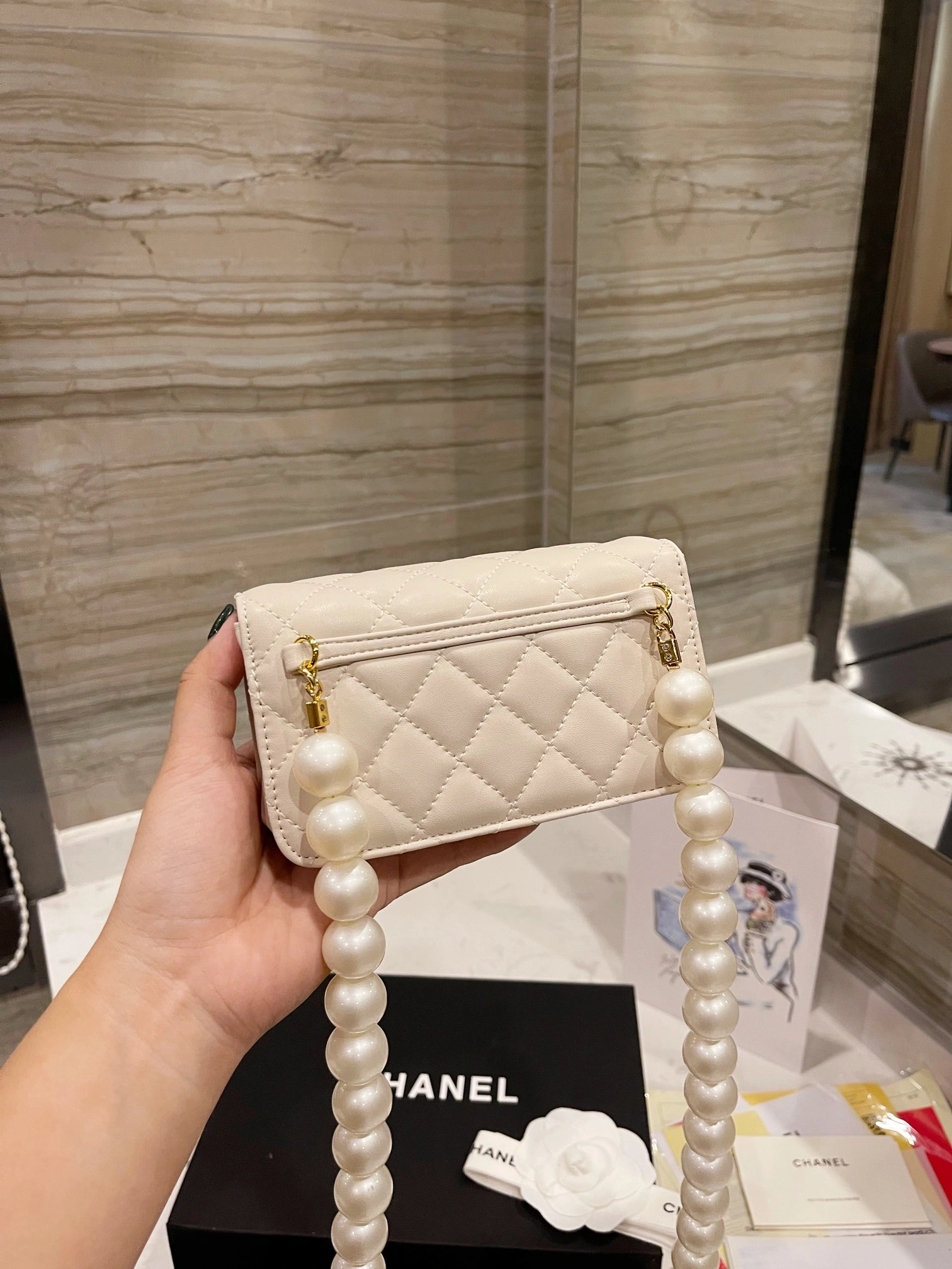 C*hanel Bag Top Quality 15.5*9.5cm SmoothTexture 8967