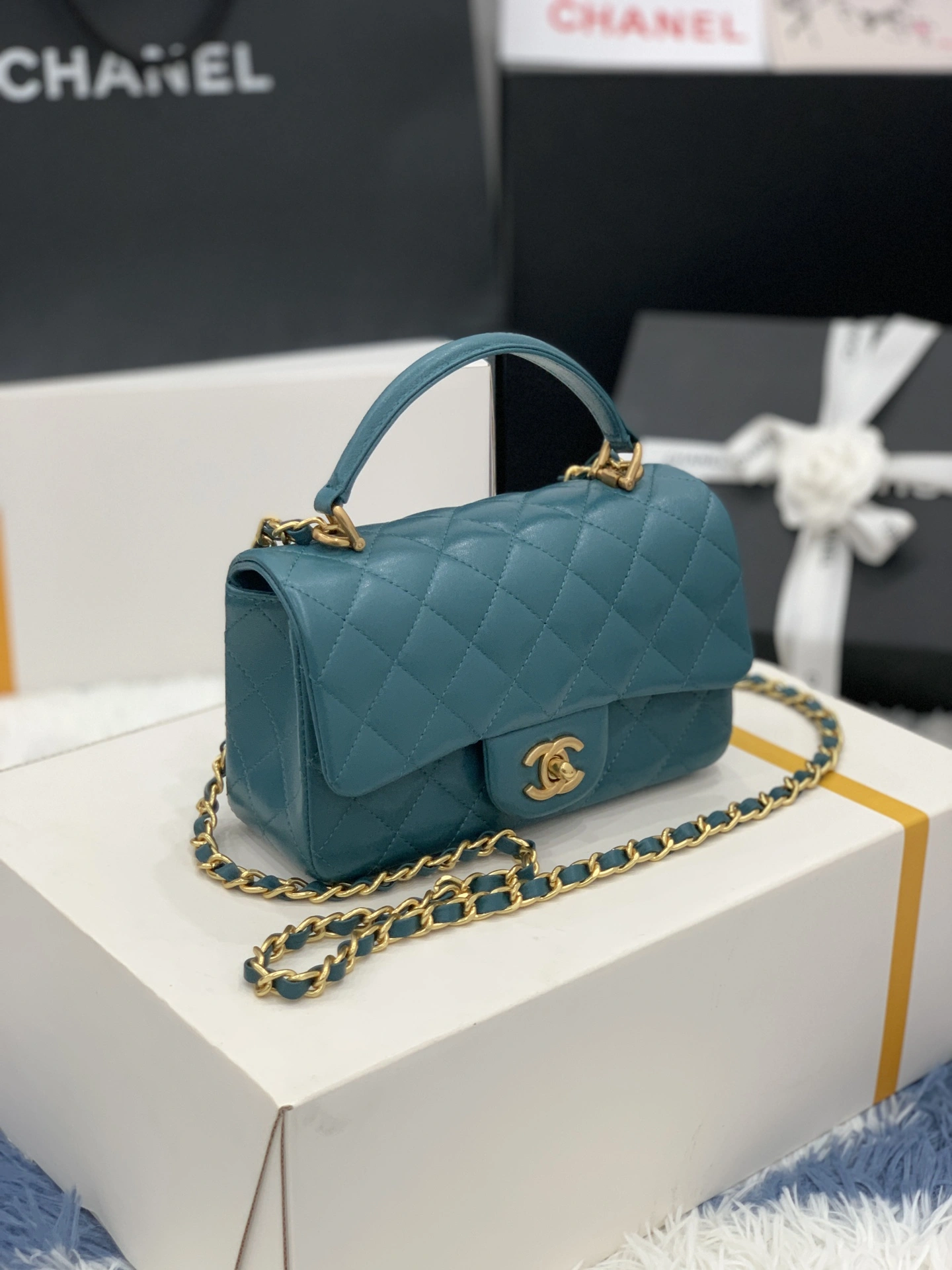 C*hanel Bag Top Quality 20*14*7cm Classic 8990
