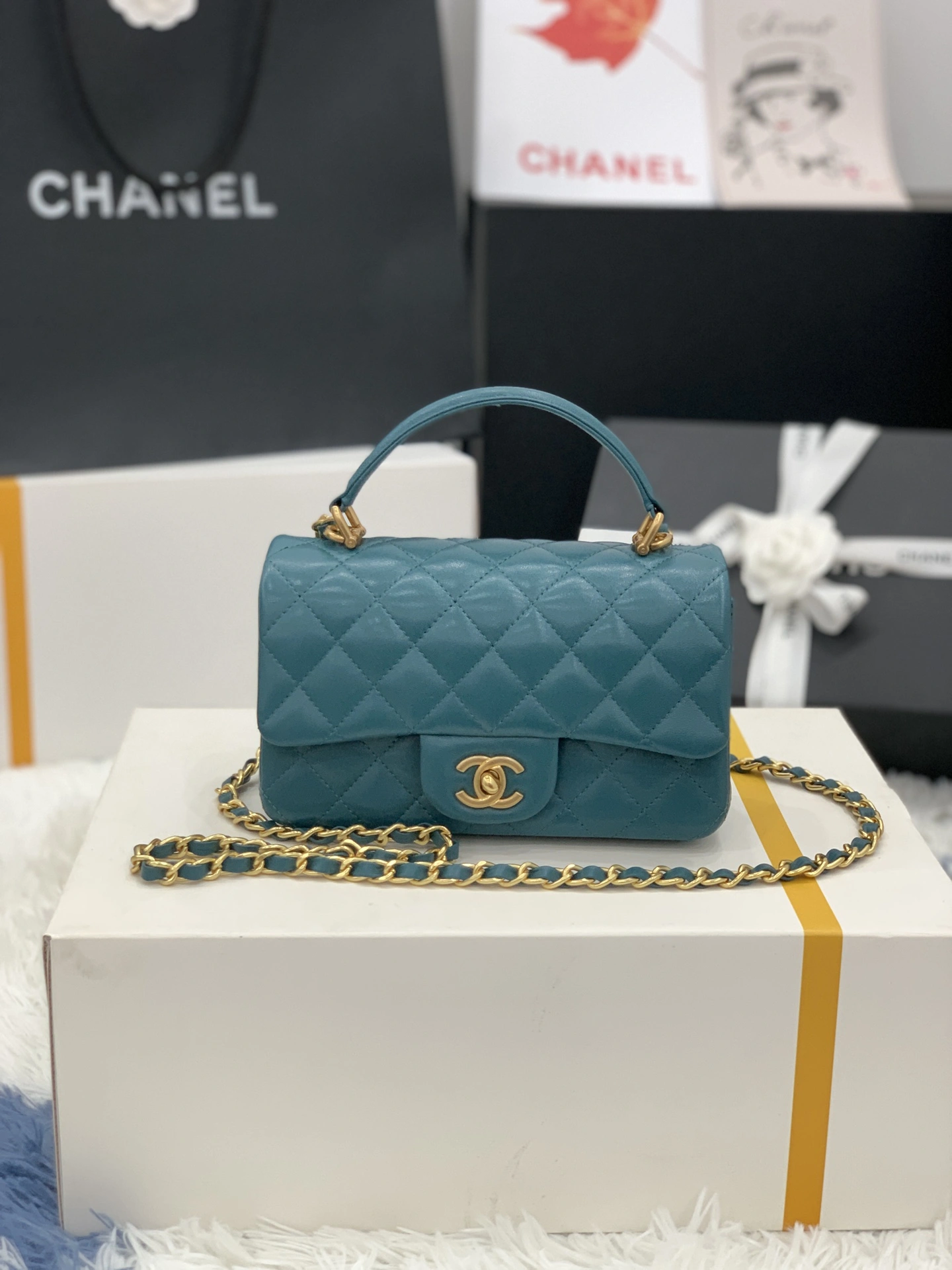 C*hanel Bag Top Quality 20*14*7cm Classic 8990