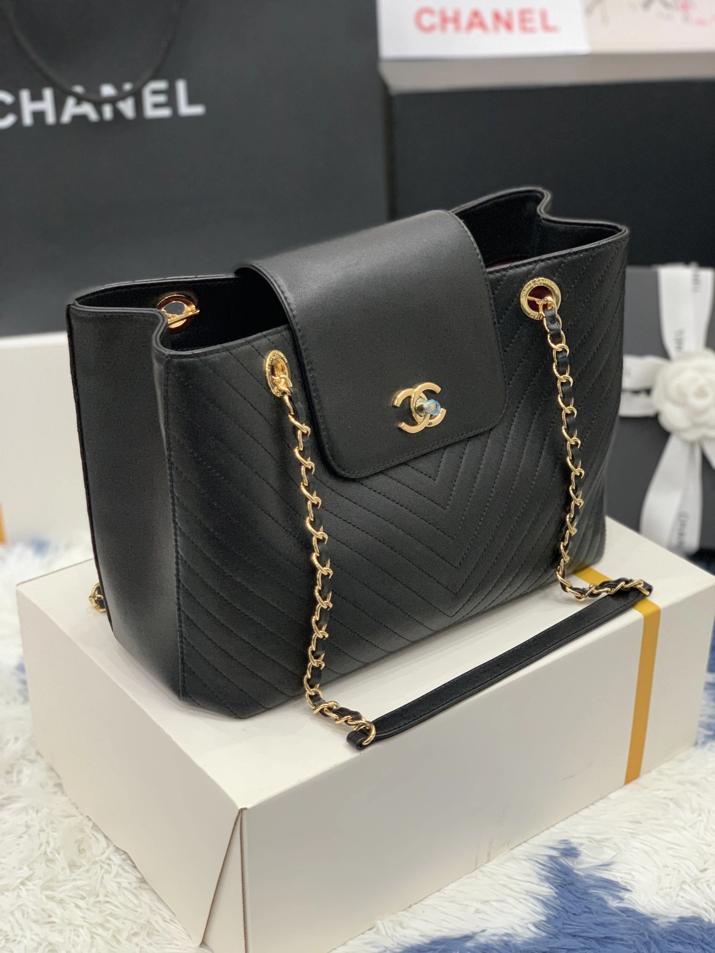 Breathable C*hanel Bag Top Quality 33*22*17cm 9004