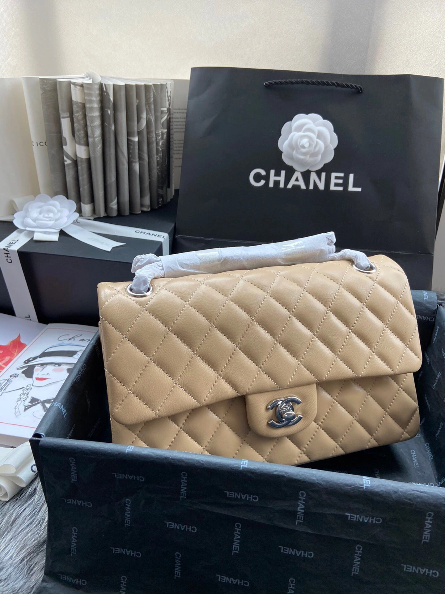 Neat C*hanel Bag Top Quality 9015