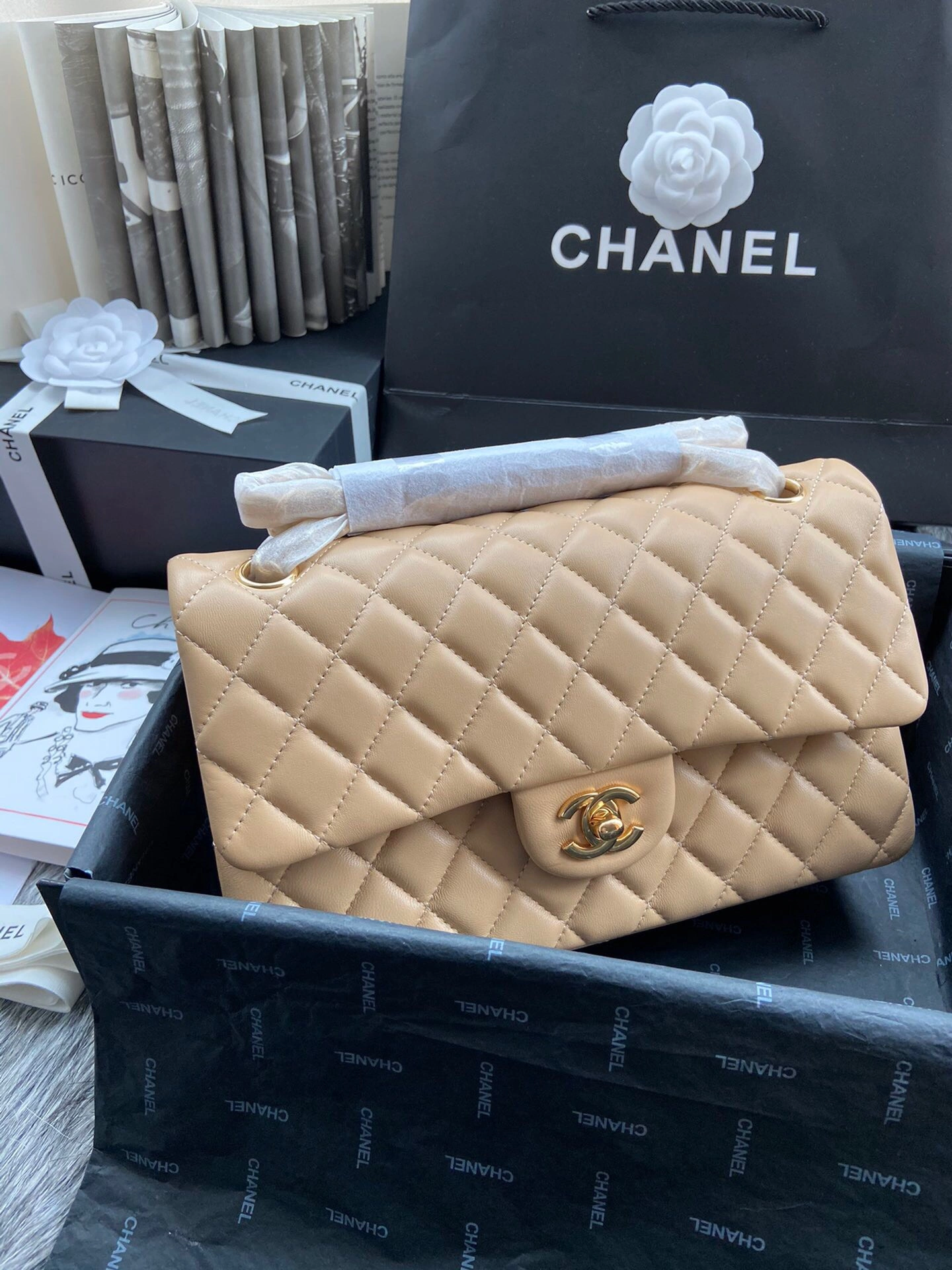 Neat C*hanel Bag Top Quality 9015