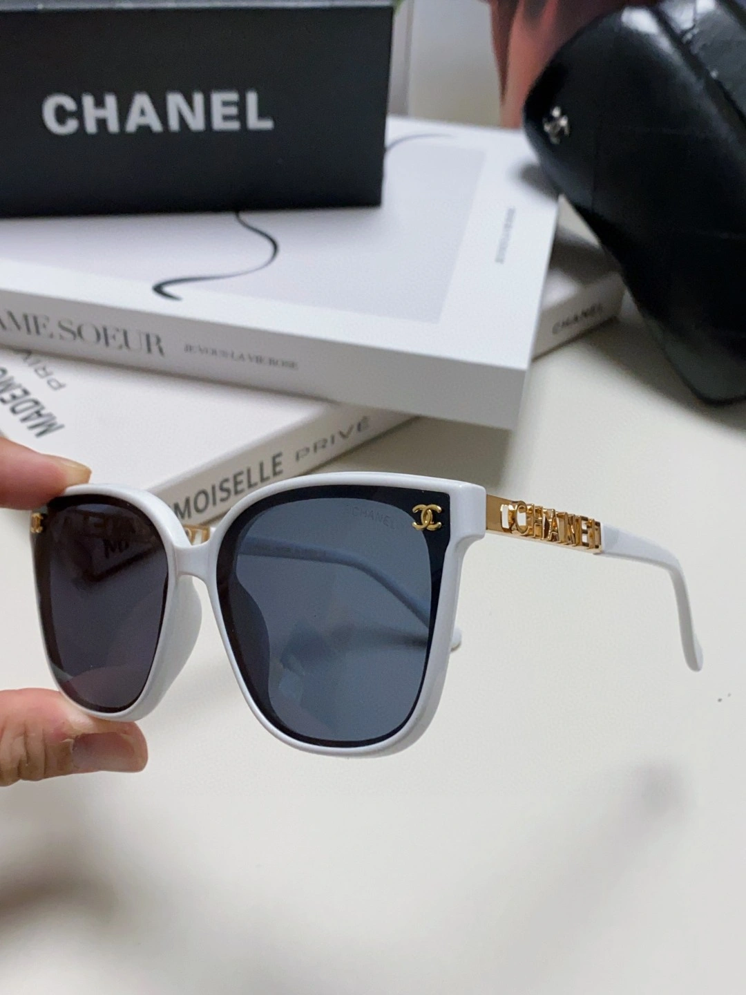 SoftTouch C*hanel Glasses Top XX 20250402- 16895