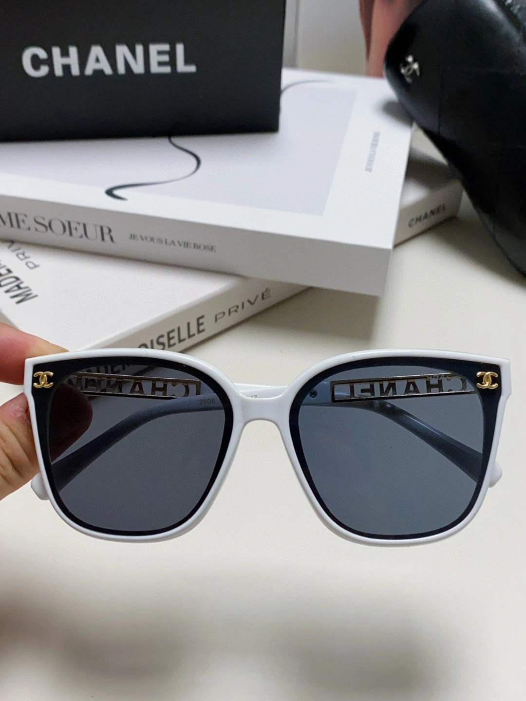 SoftTouch C*hanel Glasses Top XX 20250402- 16895