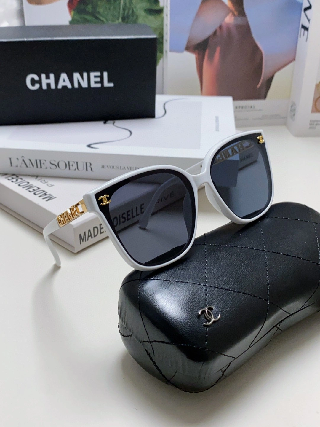SoftTouch C*hanel Glasses Top XX 20250402- 16895