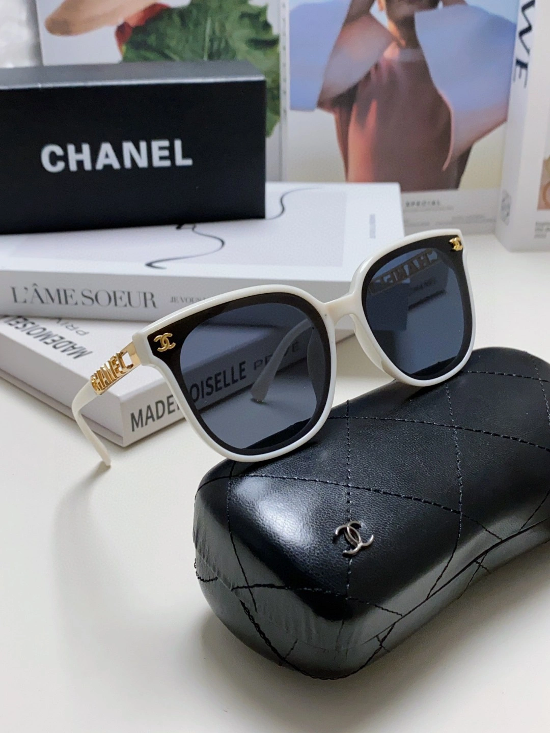 SoftTouch C*hanel Glasses Top XX 20250402- 16895
