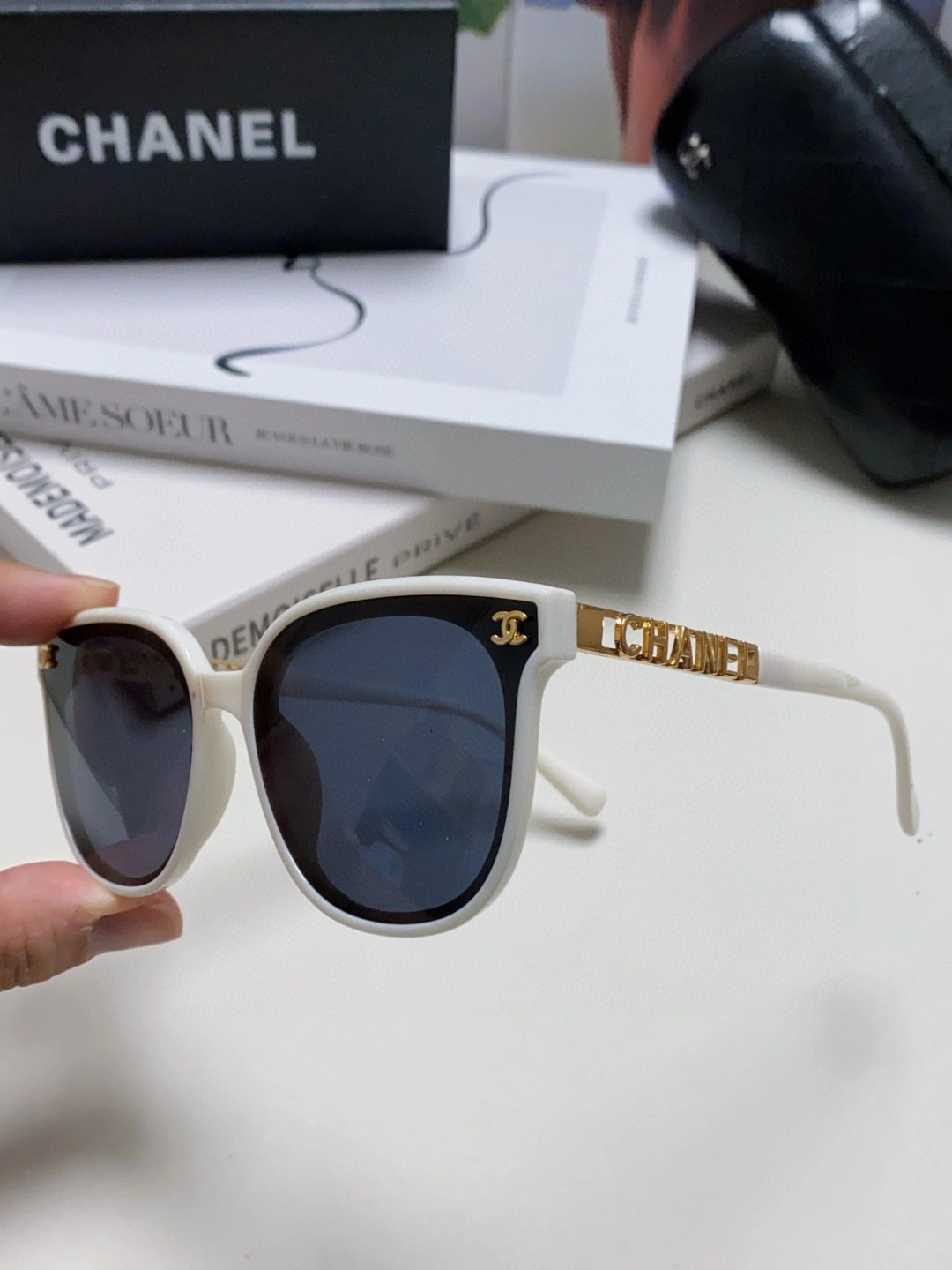 SoftTouch C*hanel Glasses Top XX 20250402- 16895