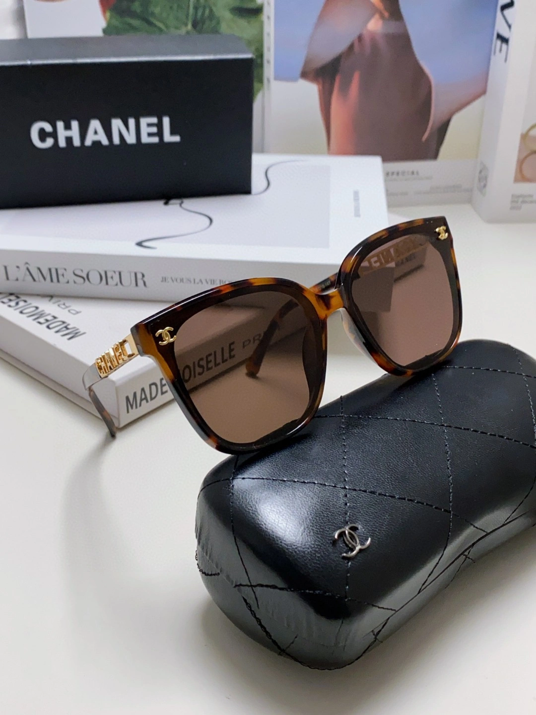 SoftTouch C*hanel Glasses Top XX 20250402- 16895