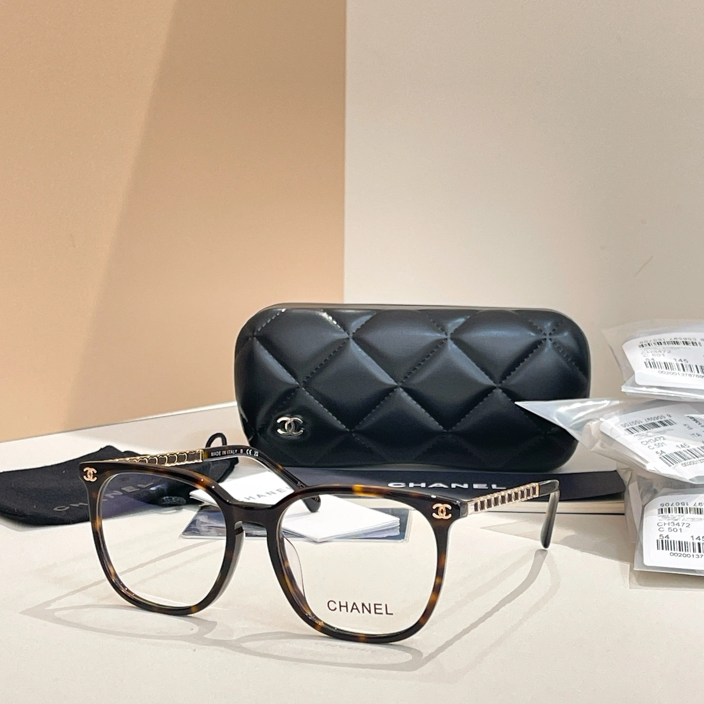 Neat C*hanel Glasses Top XX 20250414- 16888