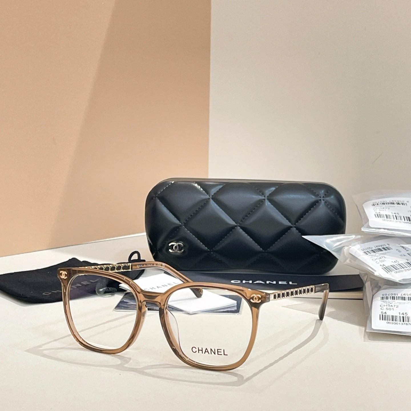 Neat C*hanel Glasses Top XX 20250414- 16888