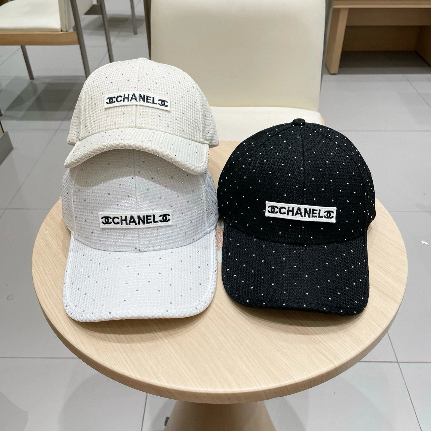 Stretchable C*hanel Hats Top XX20250411- 17367