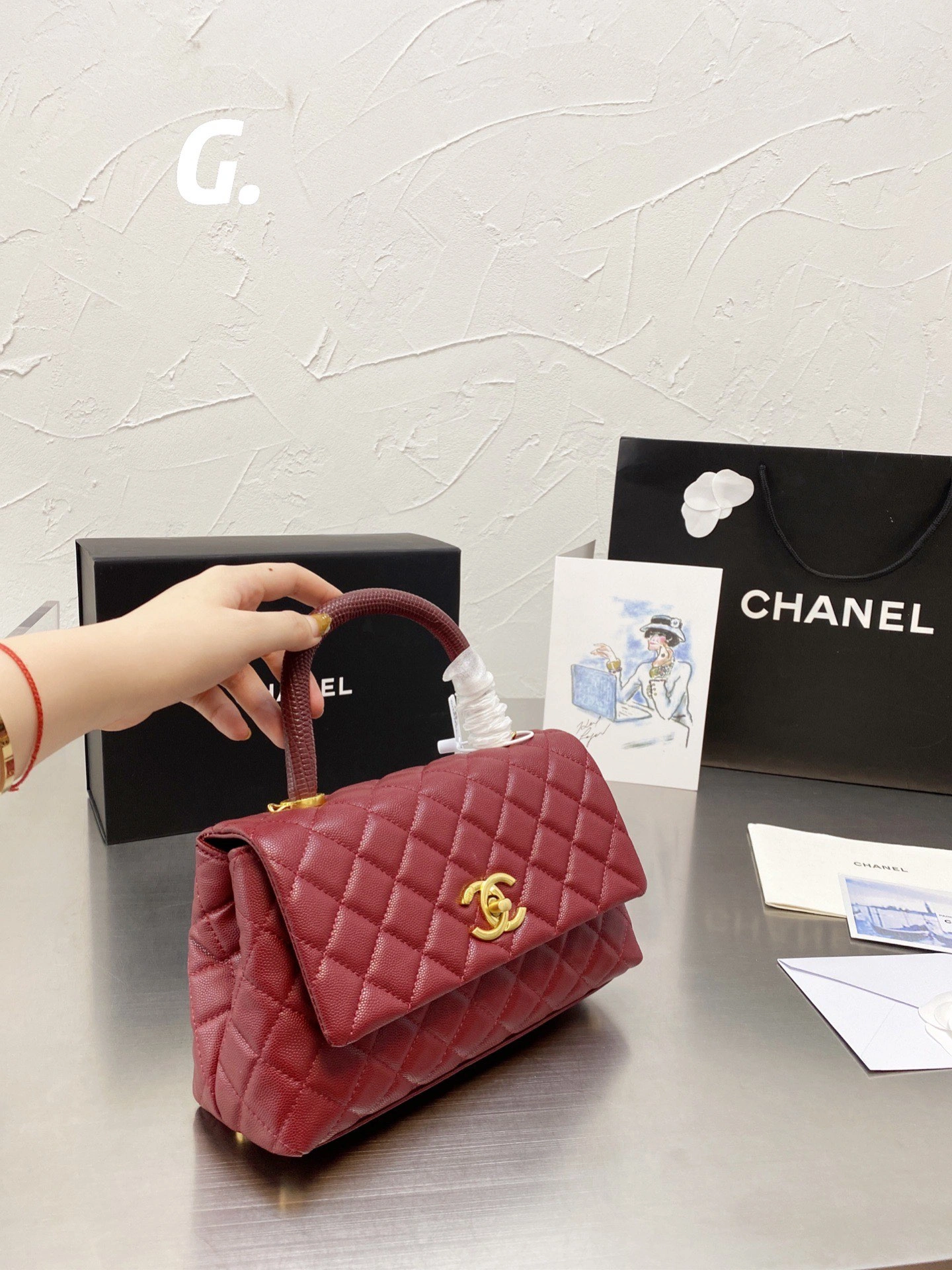 C*hanel Top Bag 24*13cm Functional 8966