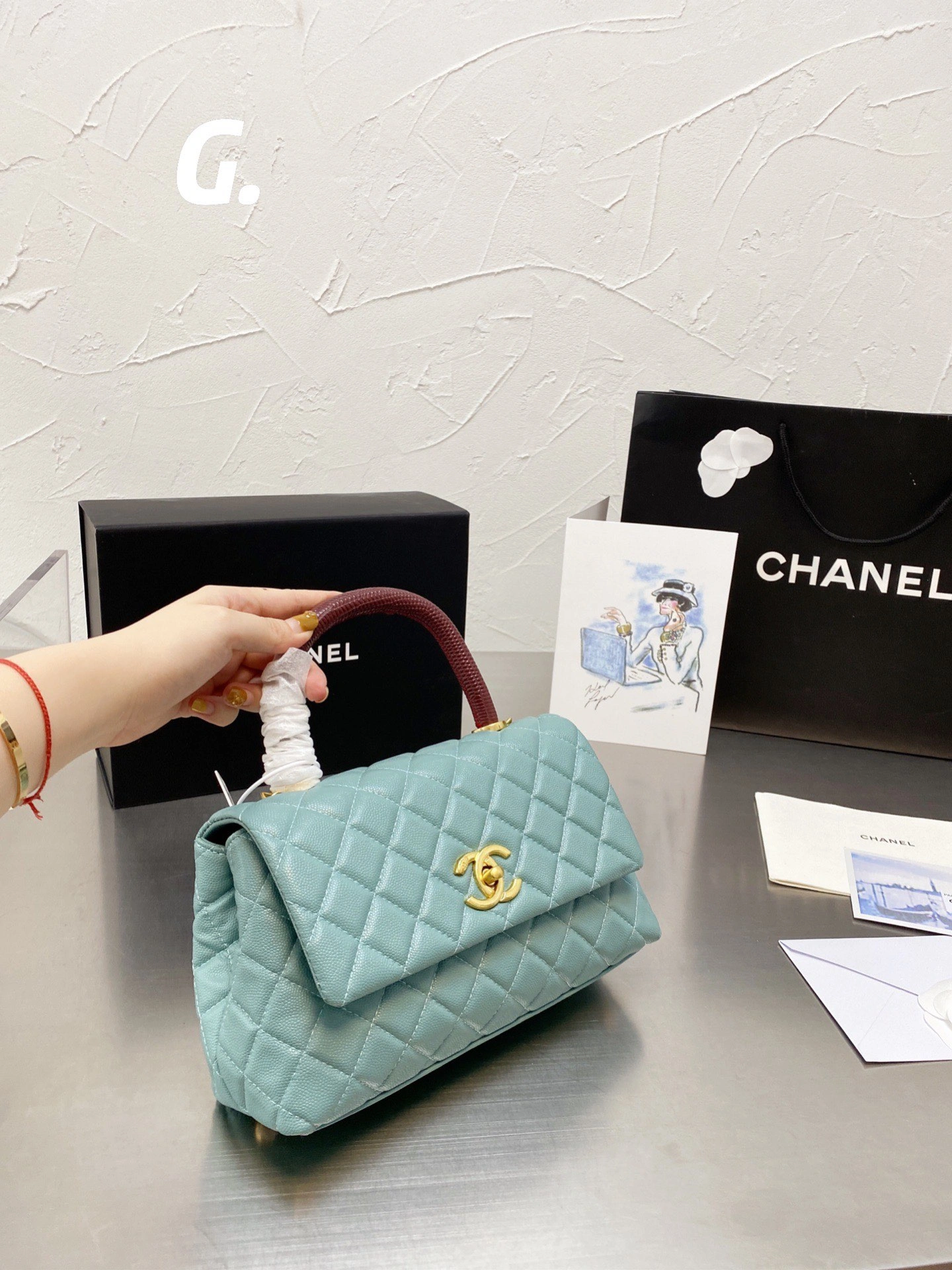 C*hanel Top Bag 24*13cm Functional 8966