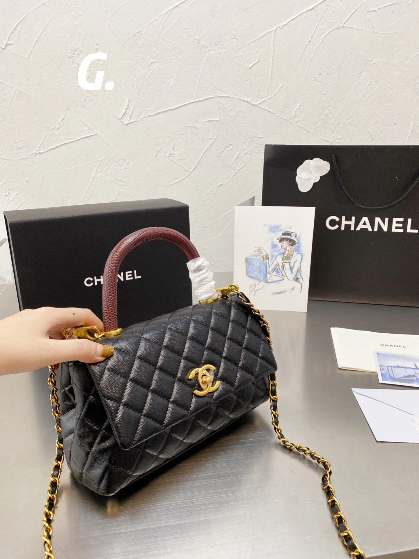 C*hanel Top Bag 24*13cm Functional 8966