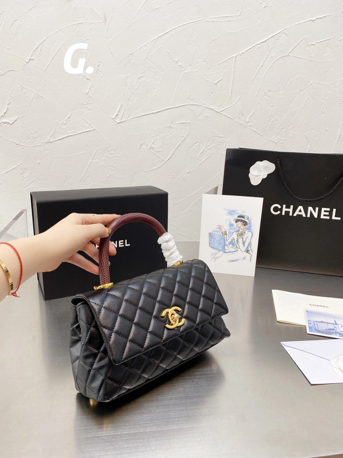 C*hanel Top Bag 24*13cm Functional 8966