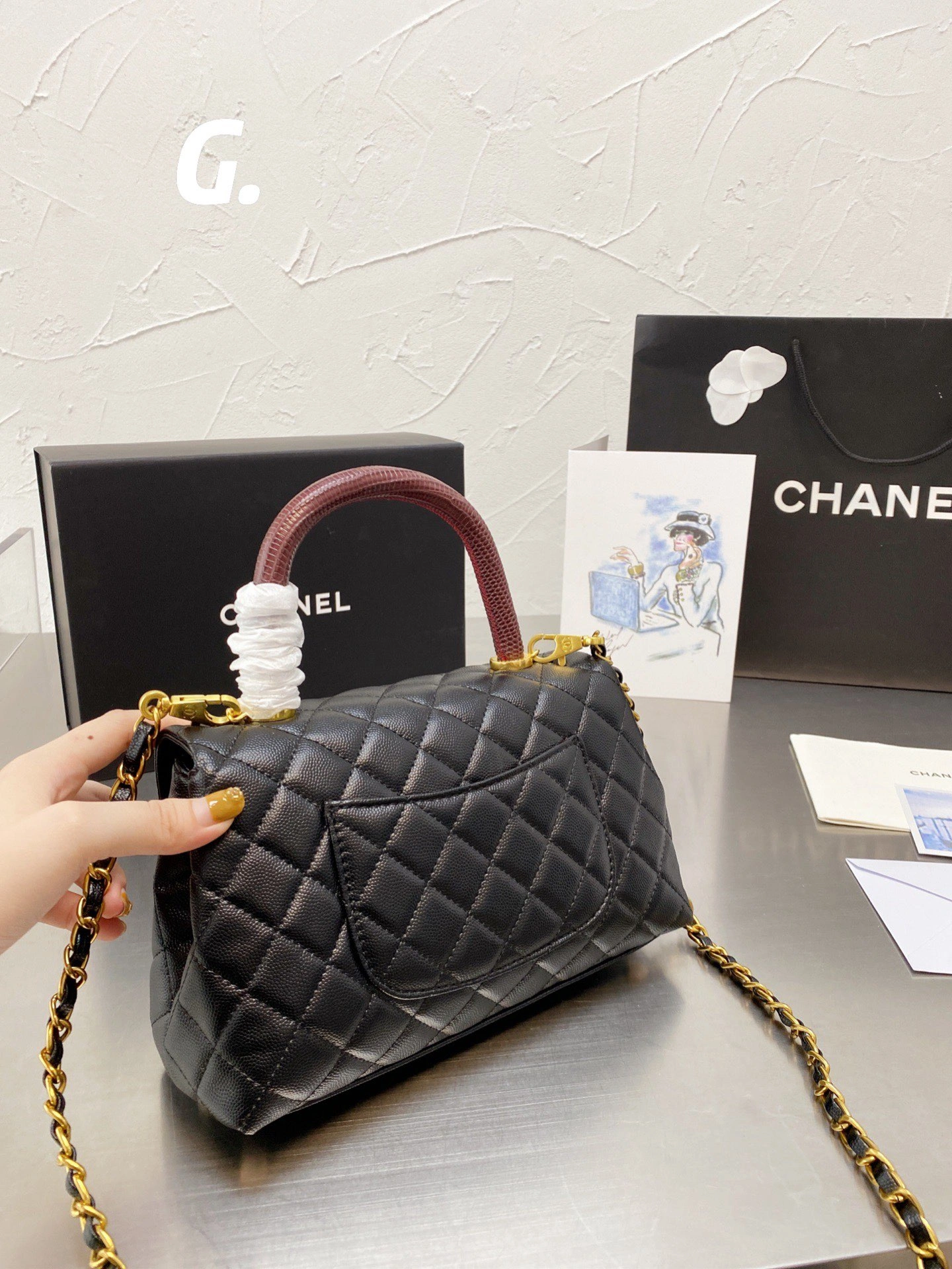 C*hanel Top Bag 24*13cm Functional 8966