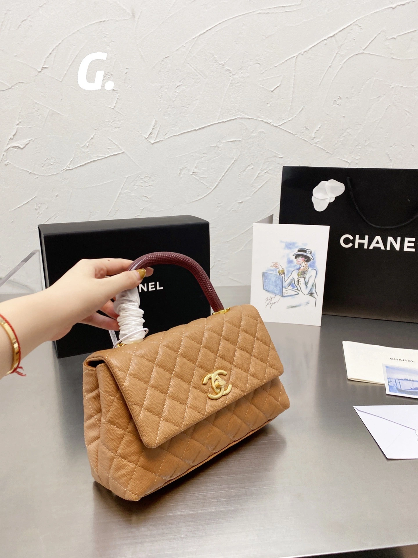 C*hanel Top Bag 24*13cm Functional 8966