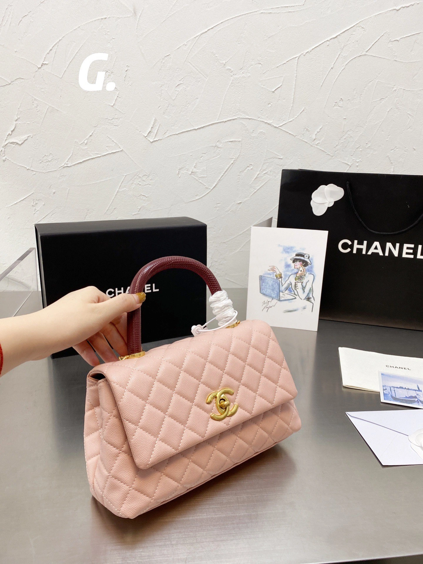 C*hanel Top Bag 24*13cm Functional 8966