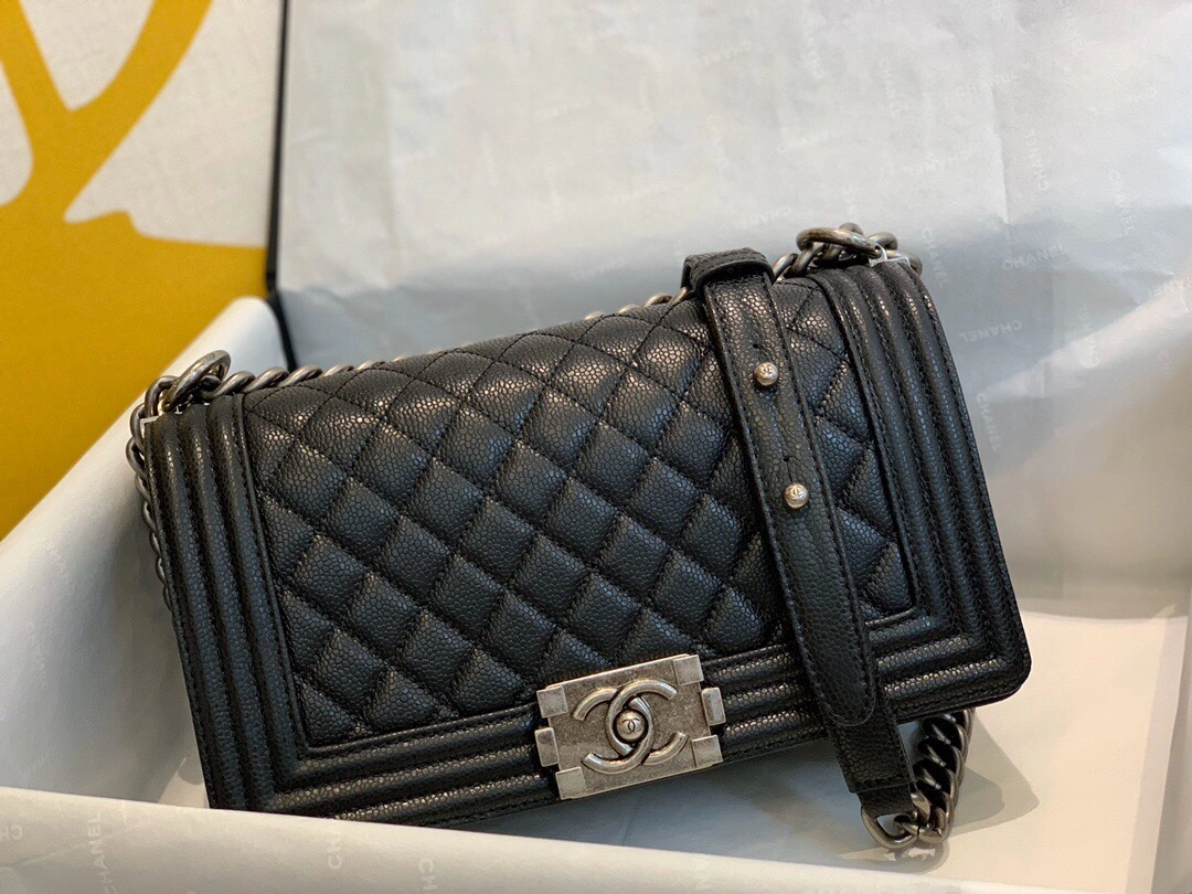 OdorResistant C*hanel Top Bag 25cm 8975