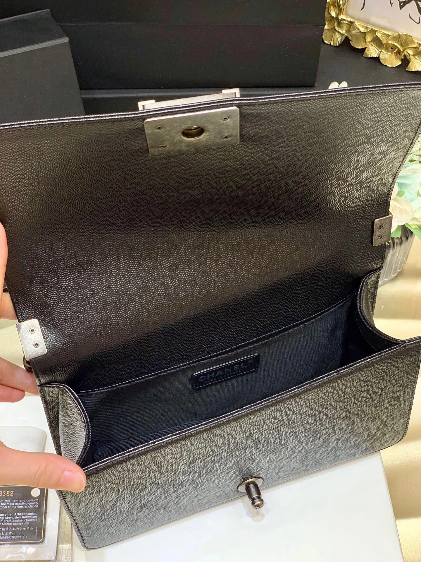 OdorResistant C*hanel Top Bag 25cm 8975