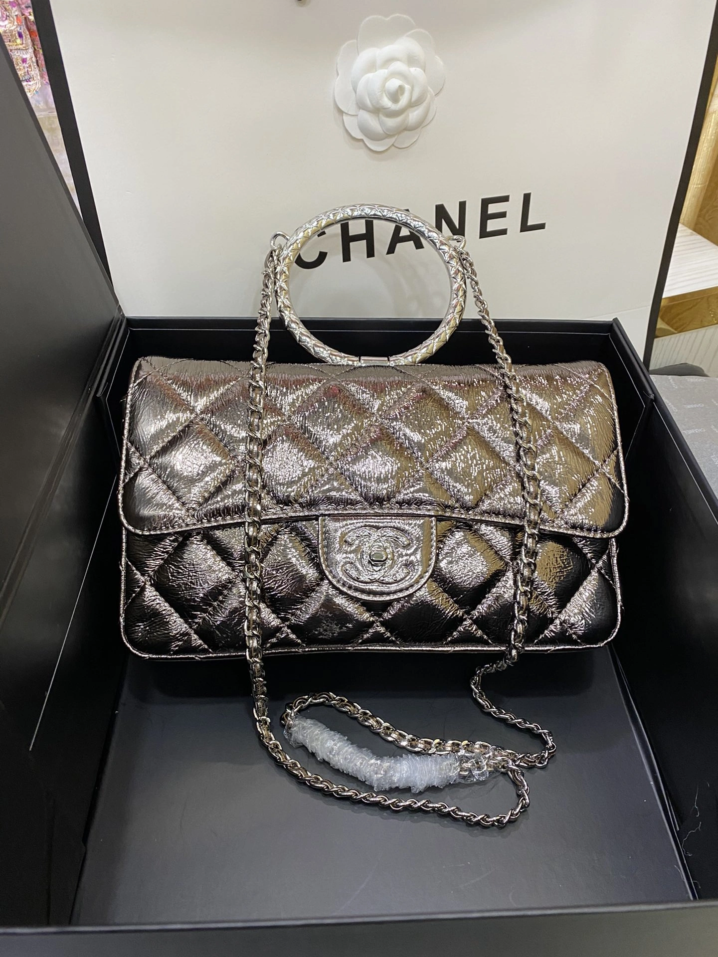 Unique C*hanel Top Bag 26*17*7cm 9011