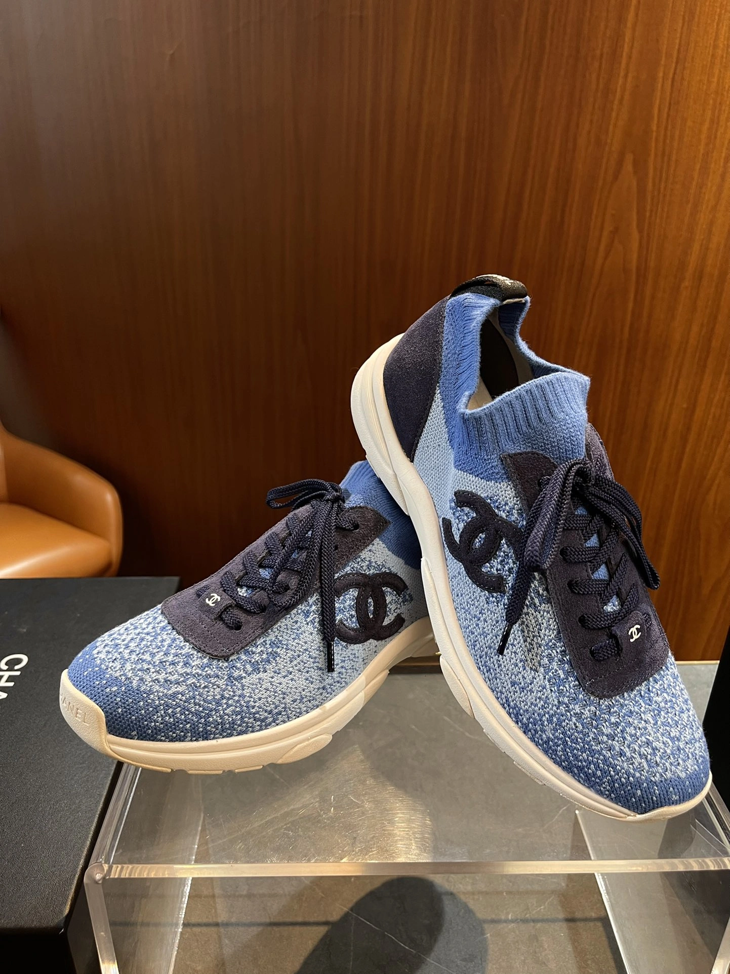 Sleek C*hanel Top Sneaker Low RR 20240813- 6686