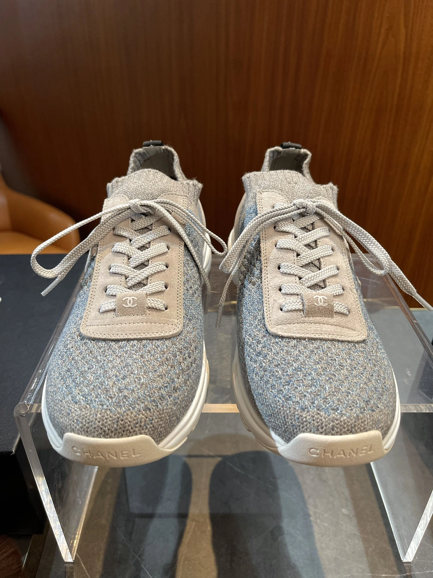 Sleek C*hanel Top Sneaker Low RR 20240813- 6686