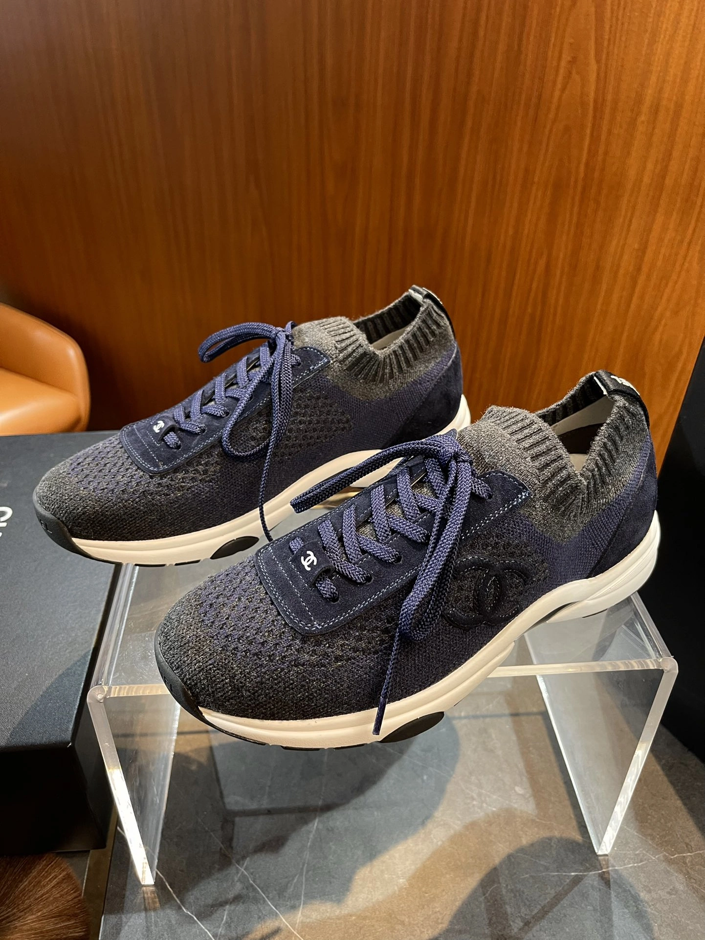 Sleek C*hanel Top Sneaker Low RR 20240813- 6686