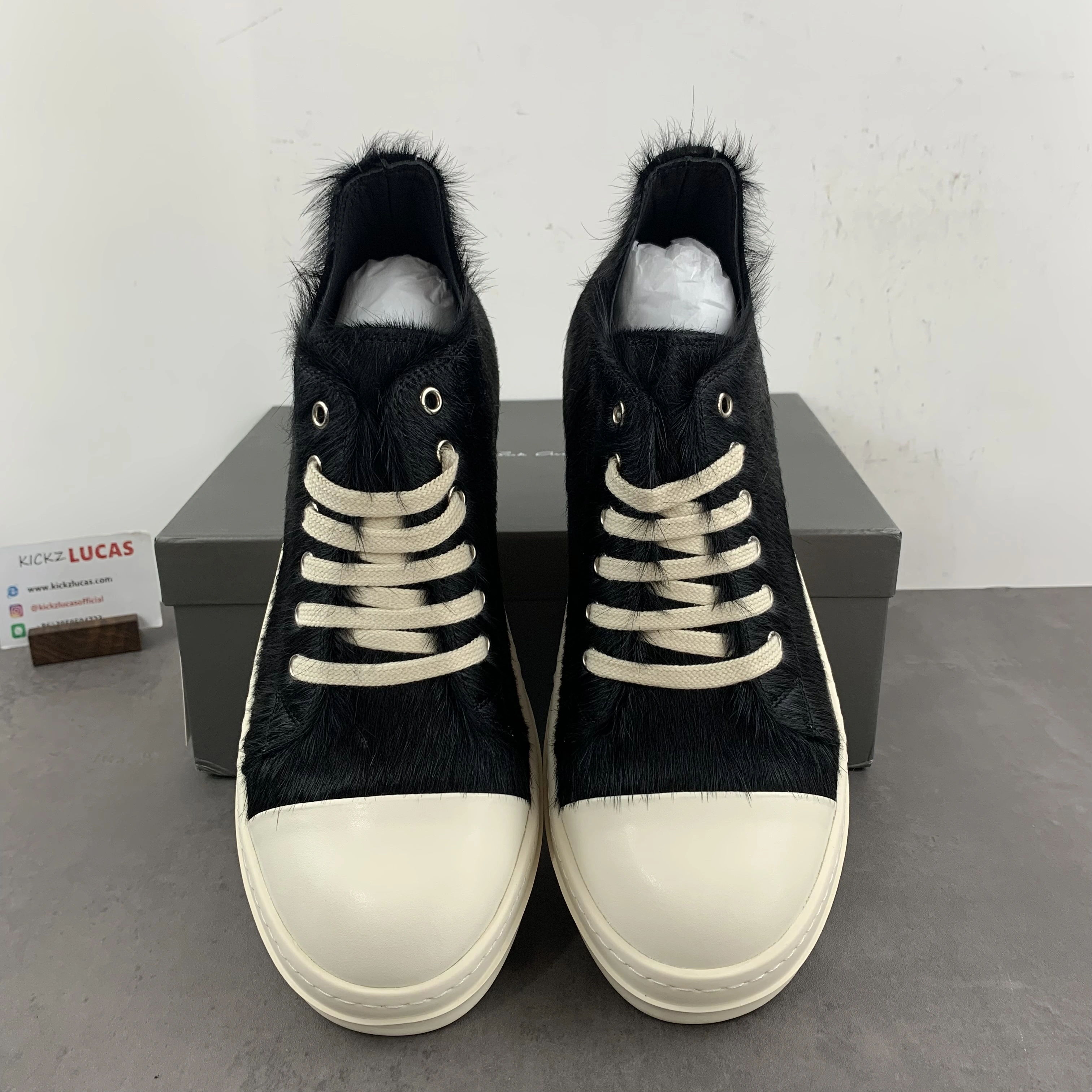 Copy Men Women R*ick O*wens LOW Leather Top Sneaker CP 20240516- ComfortFit 5362