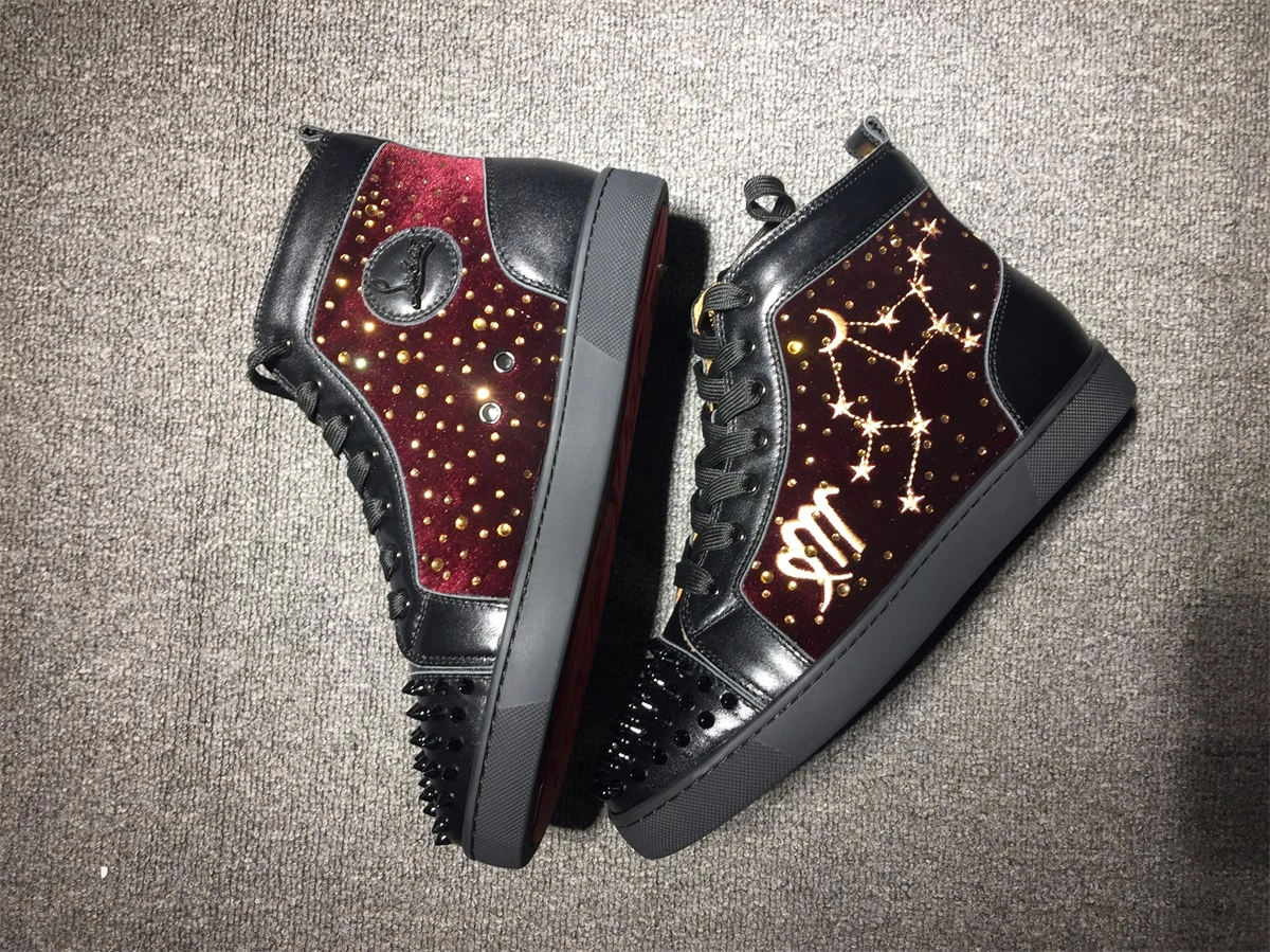 C*ristian L*uboutin Lou Spikes Sneaker Bold 5239
