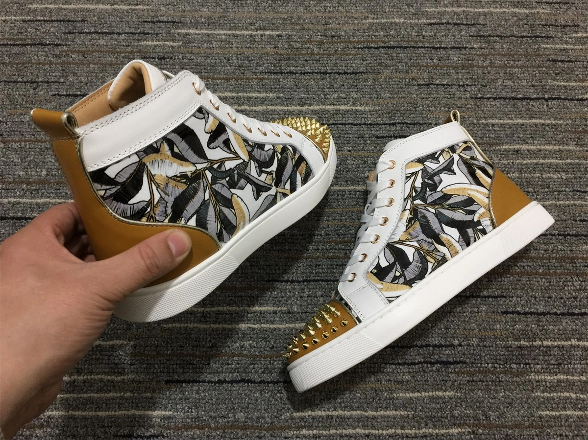C*ristian L*uboutin Lou Spikes Sneaker Bright 5247