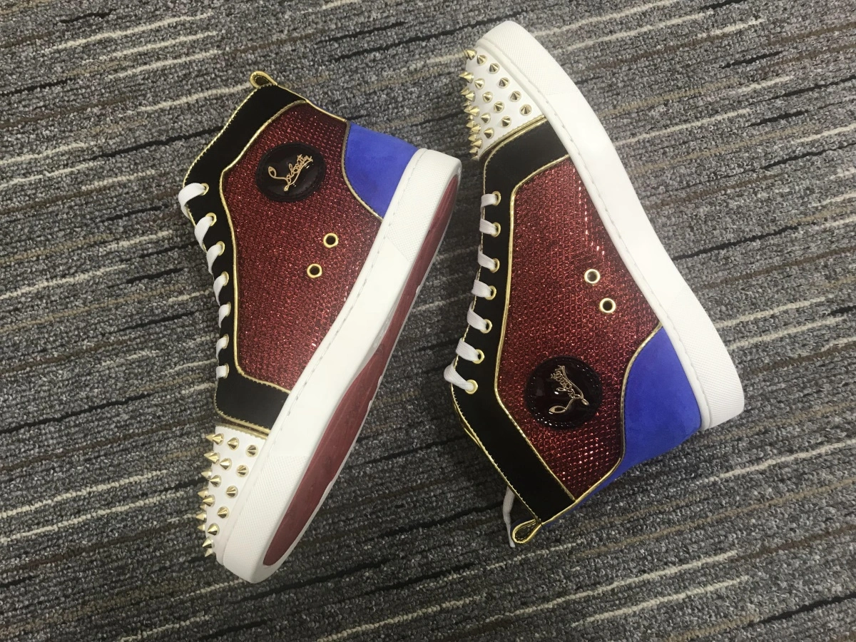 C*ristian L*uboutin Lou Spikes Sneaker EyeCatching 5242