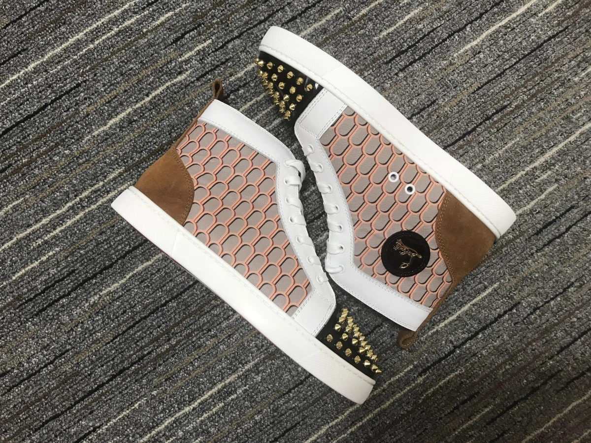 C*ristian L*uboutin Lou Spikes Sneaker EyeCatching 5242