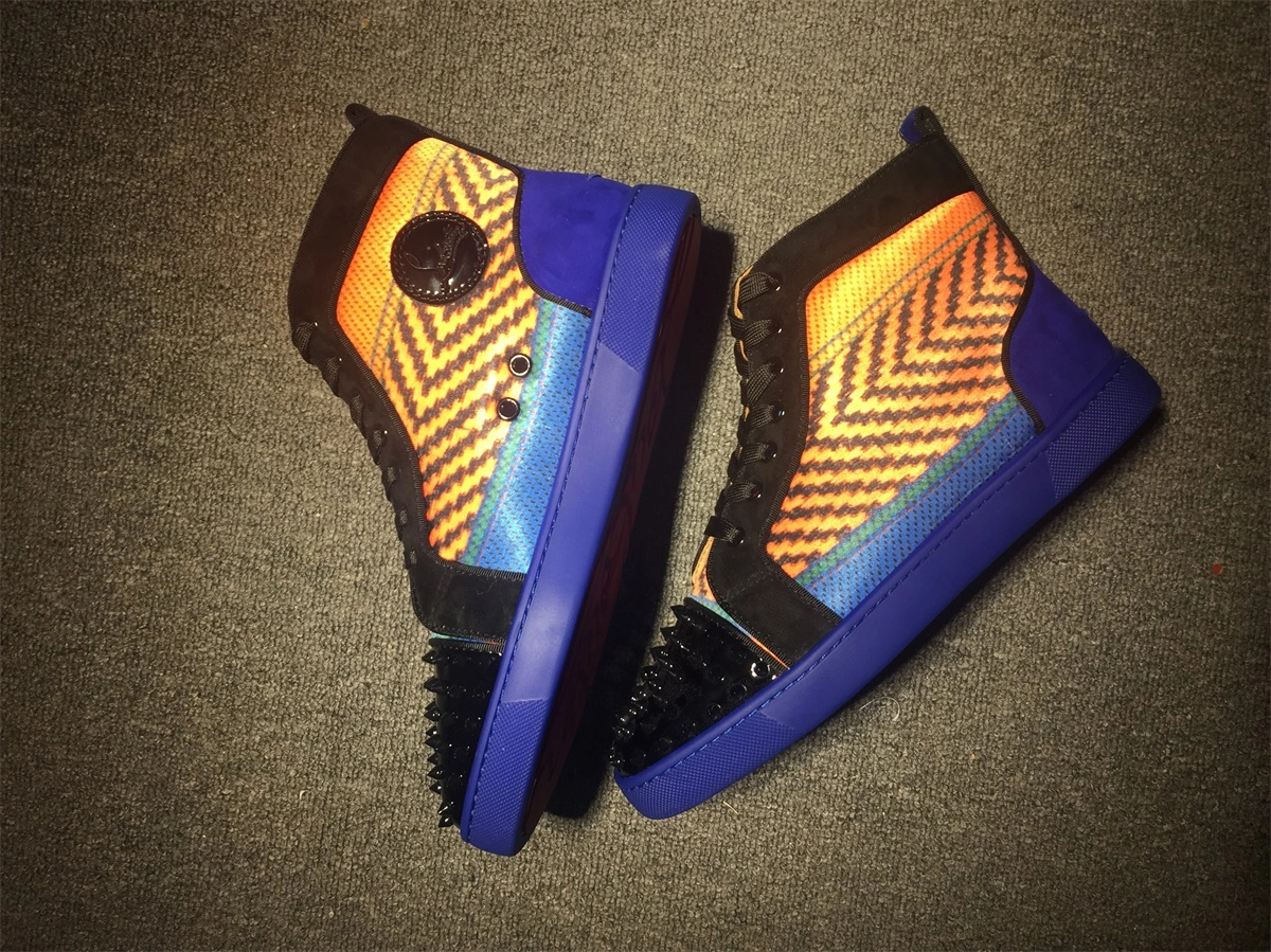 C*ristian L*uboutin Lou Spikes Sneaker EyeCatching 5242