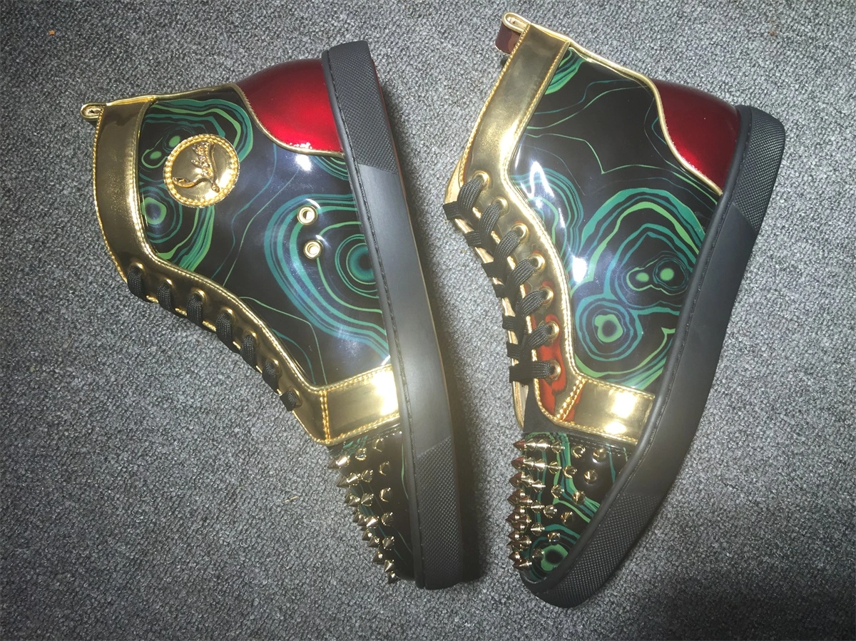 C*ristian L*uboutin Lou Spikes Sneaker EyeCatching 5242
