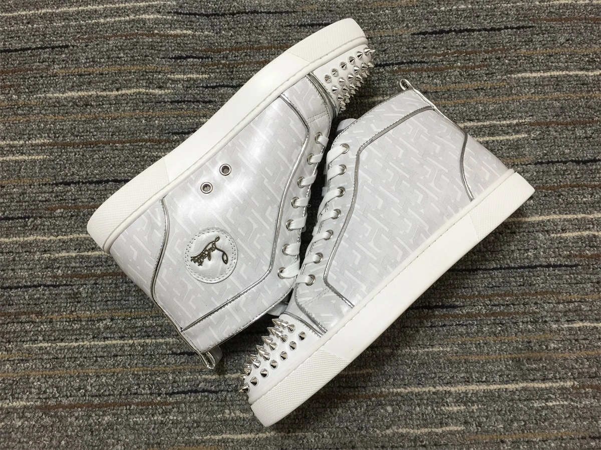 C*ristian L*uboutin Lou Spikes Sneaker EyeCatching 5242